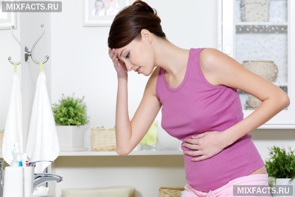 Вздутие живота на ранних сроках при беременности 