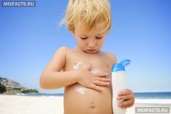 Солнцезащитный крем для детей до года