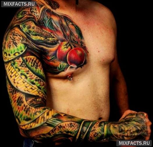 татуировки на всю руку