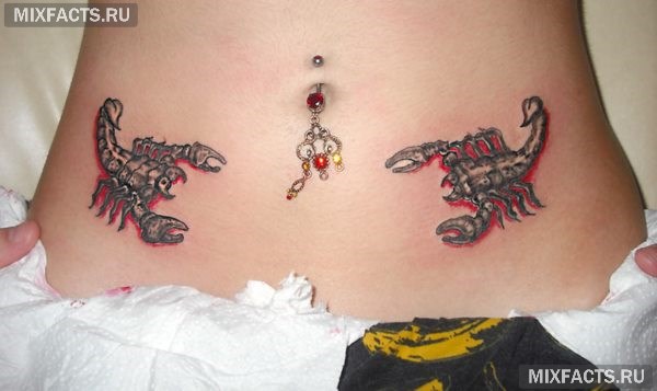 татуировка скорпион и ее значение