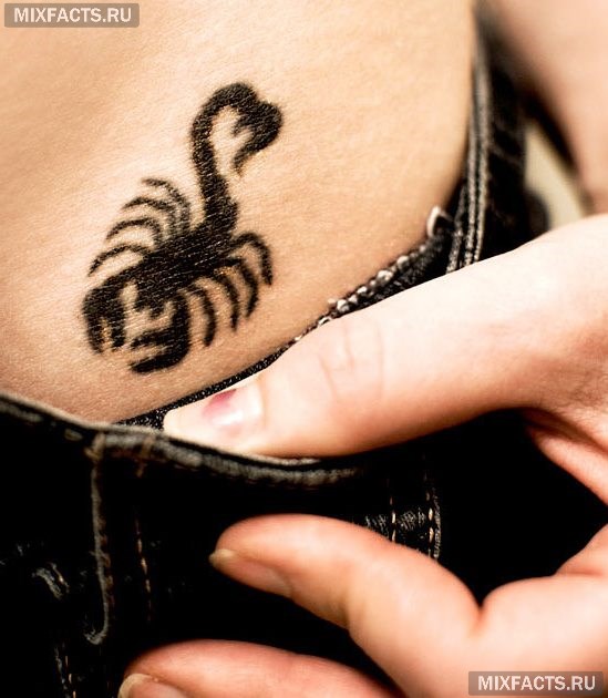 скорпион татуировка