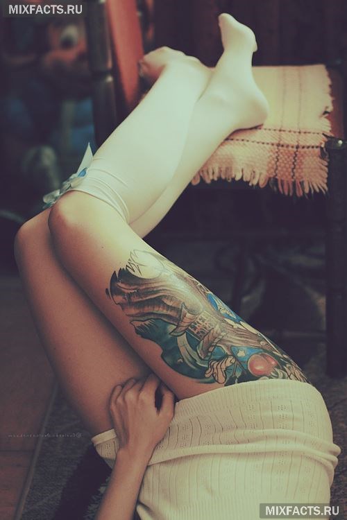 девушки с татуировками