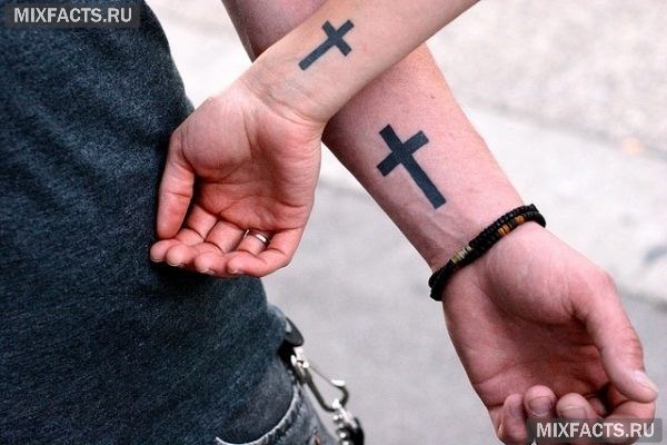 значение татуировки в виде креста