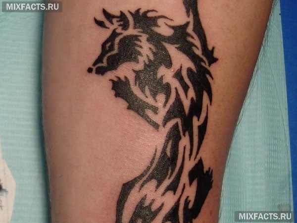татуировка лисы