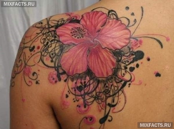 татуировки для девушек на спине