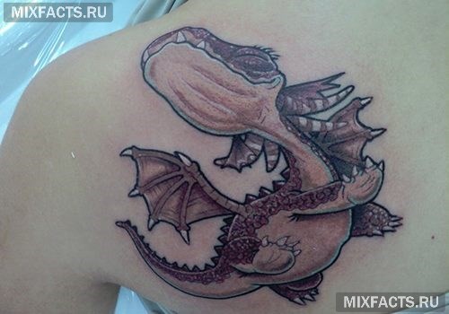 лучшие татуировки драконов