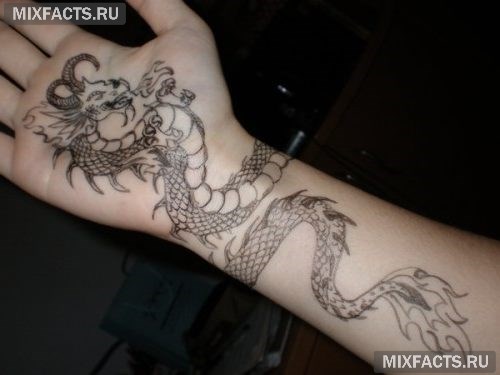 лучшие татуировки драконов для мужчин
