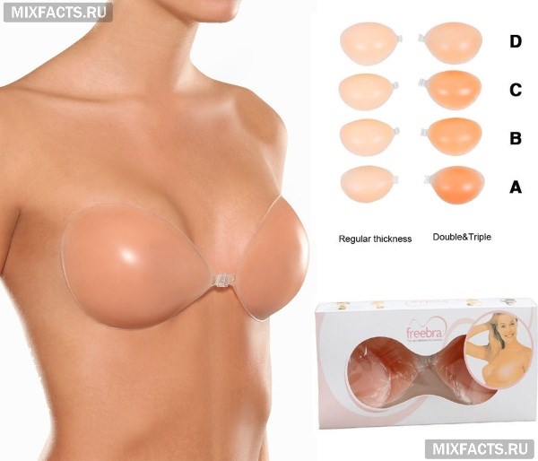 Как выбрать невидимый силиконовый бюстгальтер для поддержки груди? 