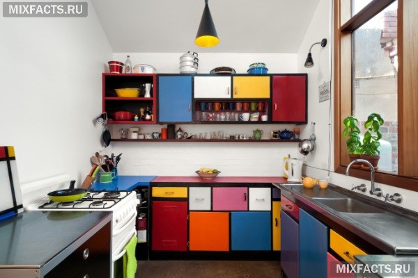Виды кухонных шкафов по дизайну, конструкции, материалу 
