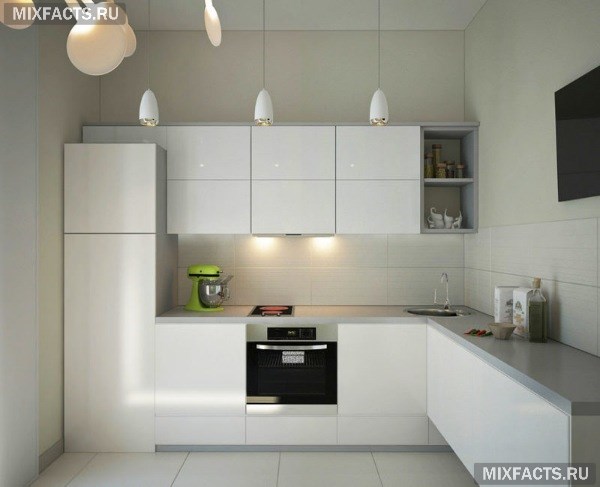 Виды кухонных шкафов по дизайну, конструкции, материалу 