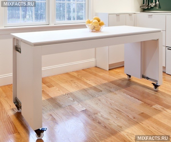Обзор кухонных столов и стульев для маленькой кухни с фото 