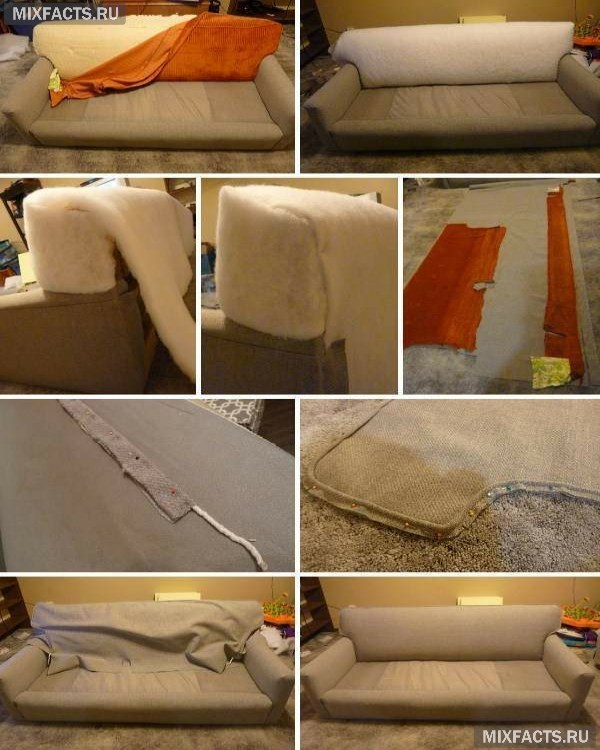 Перетяжка дивана на дому – какой выбрать материал, стоимость ремонта мебели, реставрация своими руками пошагово 