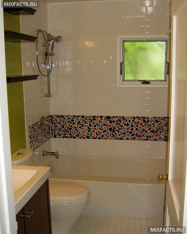 Мозаика в ванной комнате – варианты дизайна и особенности отделки  