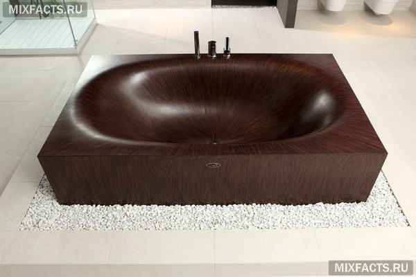 Деревянная ванна 