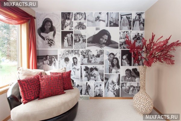 Идеи как красиво повесить фотографии на стену с фото