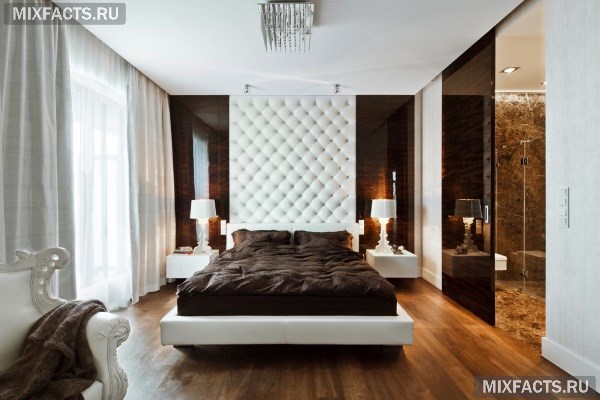 Дизайн спальни 12 кв.м в современном стиле