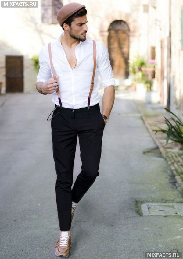 Как правильно носить мужские подтяжки - создаем стильный мужской образ с подтяжками 