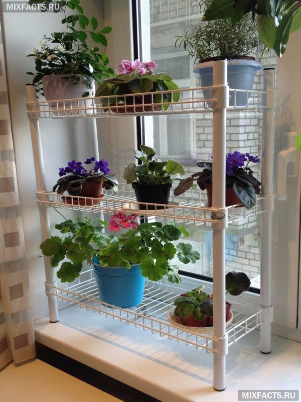 Стойка для цветов – критерии выбора и советы для самостоятельного изготовления подставки под комнатные растения 