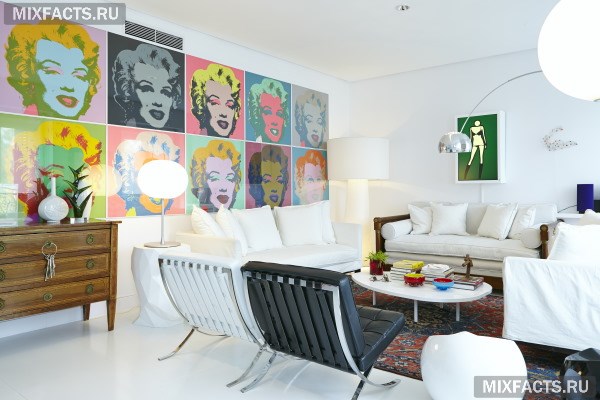 Фотообои в интерьере гостиной – варианты и особенности дизайна помещения  