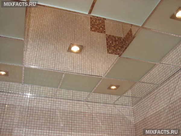 Из чего сделать потолок в ванной? 