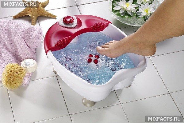 Ванночки для ног от мозолей в домашних условиях  