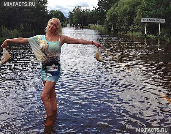 Анастасия Волочкова наводнение
