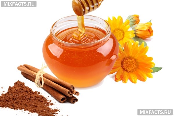 Корица и мед для лица