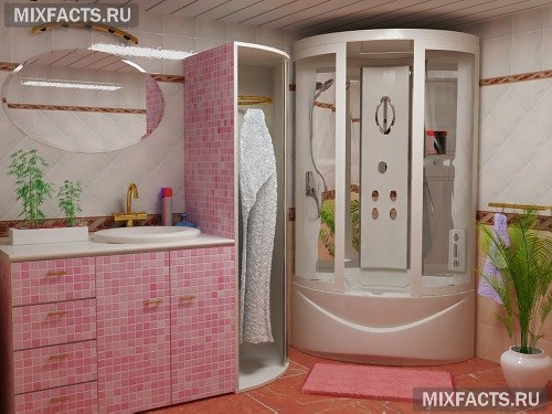 Душевые кабины и дизайн ванной комнаты
