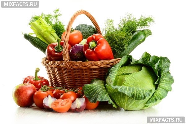 Витамины в растительных продуктах