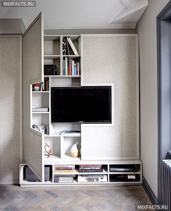Куда повесить телевизор в маленькой квартире 