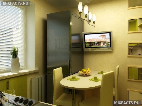 Куда повесить телевизор в маленькой квартире 