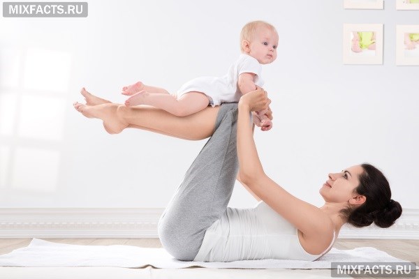 Беби йога для новорожденных