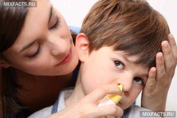 Как снять отёк слизистой носа у ребёнка? 