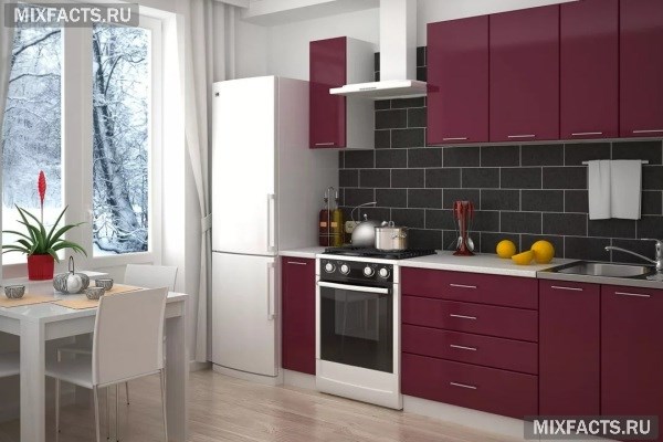 Виды фасадов для кухни – современные материалы и цветовая гамма 