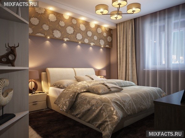 Современные идеи дизайна спальни от шкафов до штор