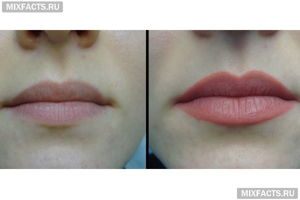 Как делается перманентный макияж губ? Техники татуажа губ и ухода после процедуры  