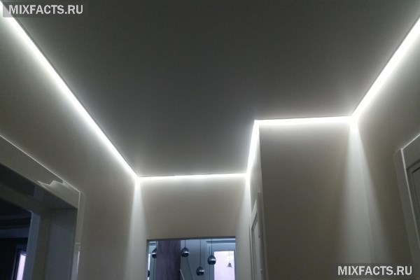 Освещение потолка в прихожей – правила, современные идеи, фото  