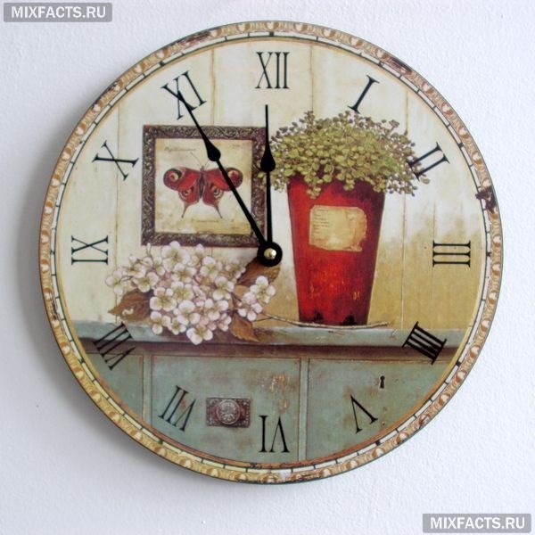 Оригинальные настенные часы с фото и описанием стилей