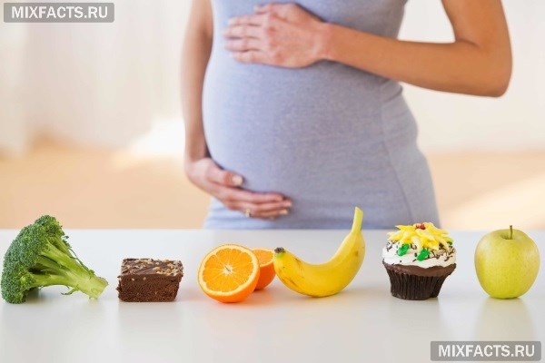 Питание беременной в первом триместре 