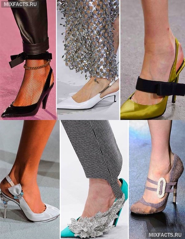 Модная женская обувь на каблуке 2017