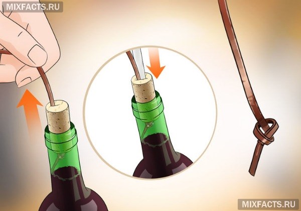 Как открыть бутылку вина без штопора – советы для девушек и парней