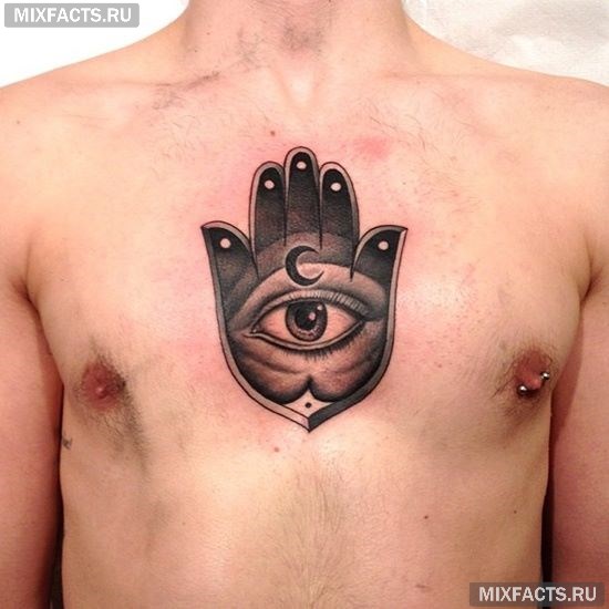 значение татуировки глаза в ладони