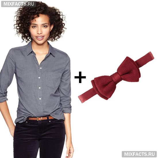 как выбрать модный женский галстук? 