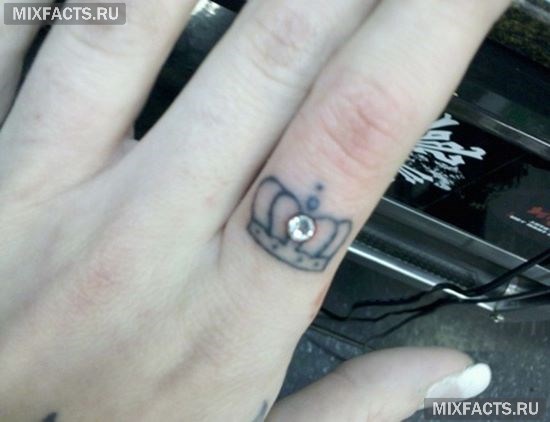 татуировки на пальце