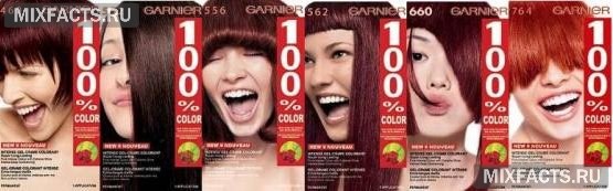 красные краски для волос описание