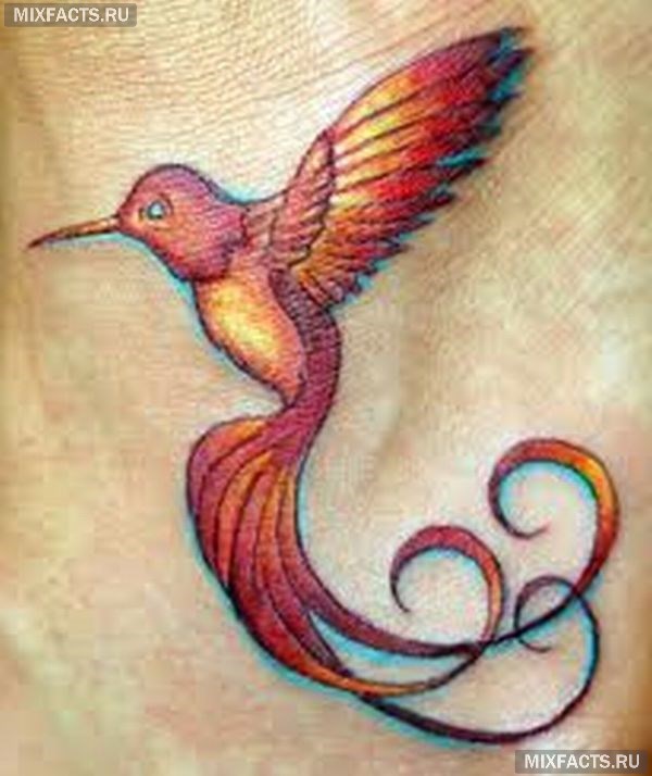 птицы татуировки для девушек