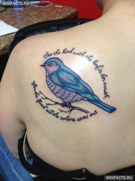 птицы татуировки и их значение
